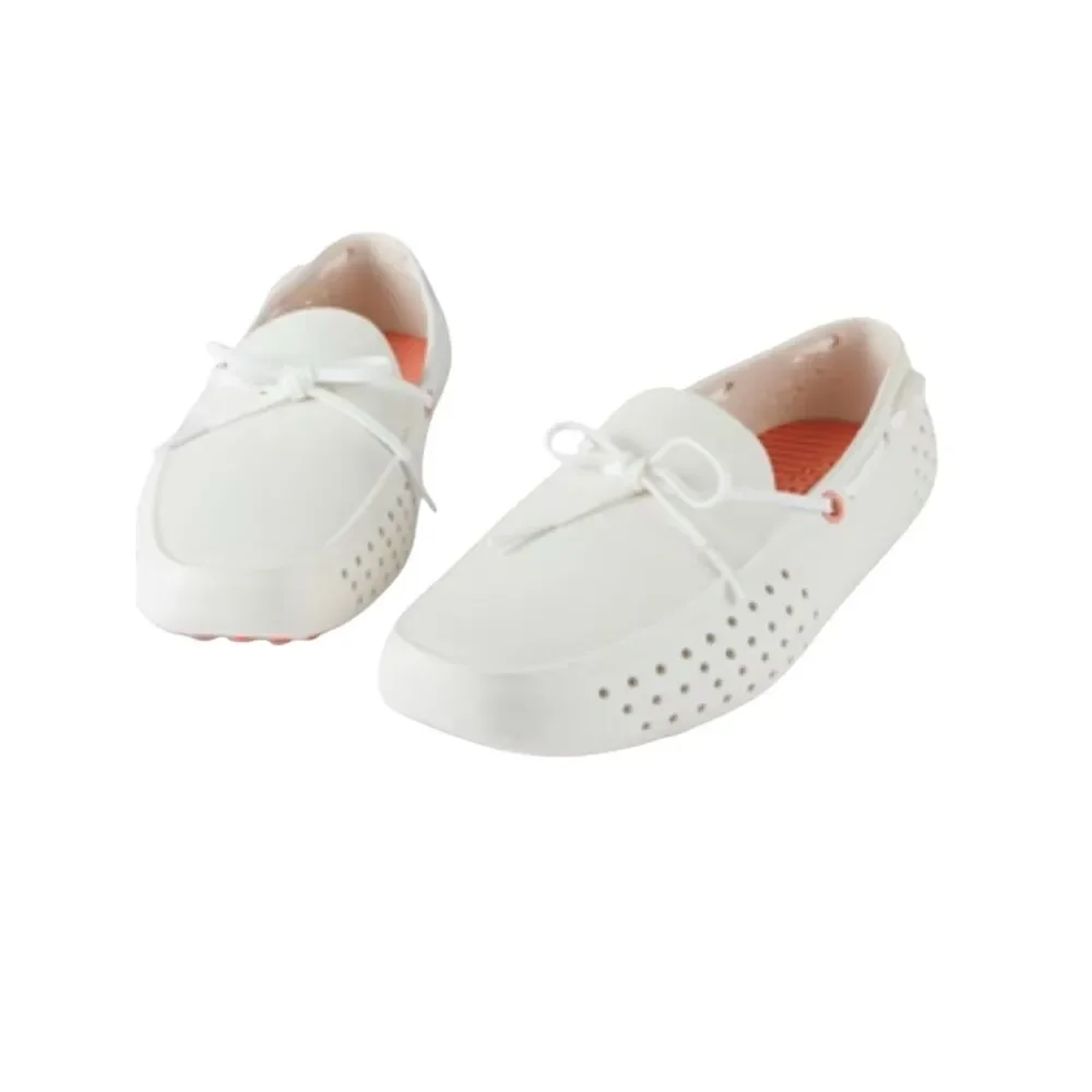 PEOPLE Footwear Senna boat shoes, Picket White, size women 7, NWT